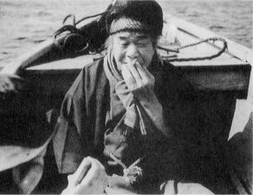 Onisaburo in Maizuru north of Kyoto on his missionary tour (1946)